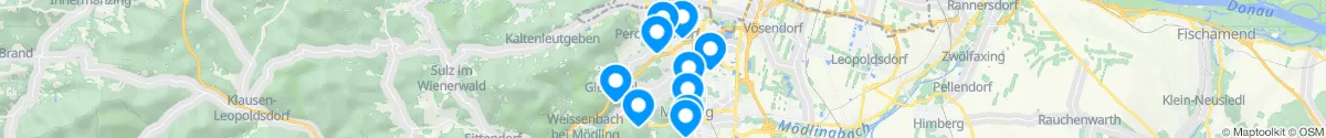 Map view for Pharmacies emergency services nearby Perchtoldsdorf (Mödling, Niederösterreich)